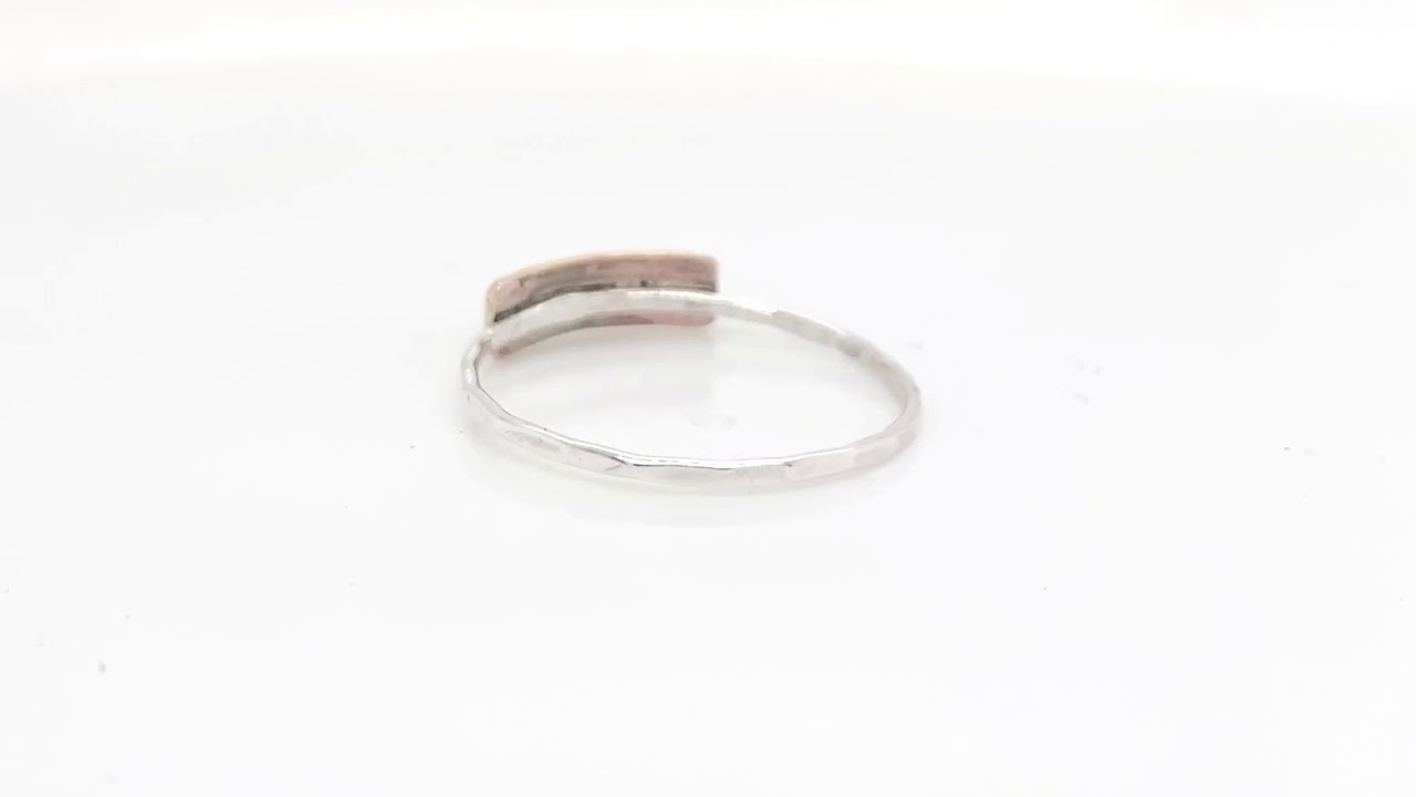 Blessed Text Cut Out Stacking Ring - YouTube