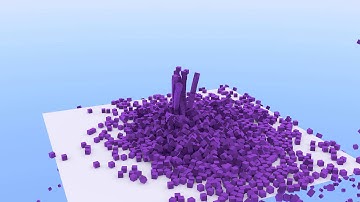 Blender GameEngine Physic Test (2662 Cubes)[1080p60]