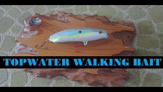 Making a Topwater Walking Bait. - Balsa Wood Carving 