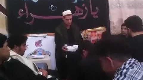 مقطع من سورة المزمل للقارئ ملا شهاب البياتي في حي الرساله في ميسان