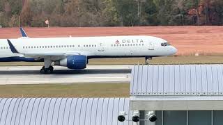 Delta B757-200 departure to Atlanta from RDU