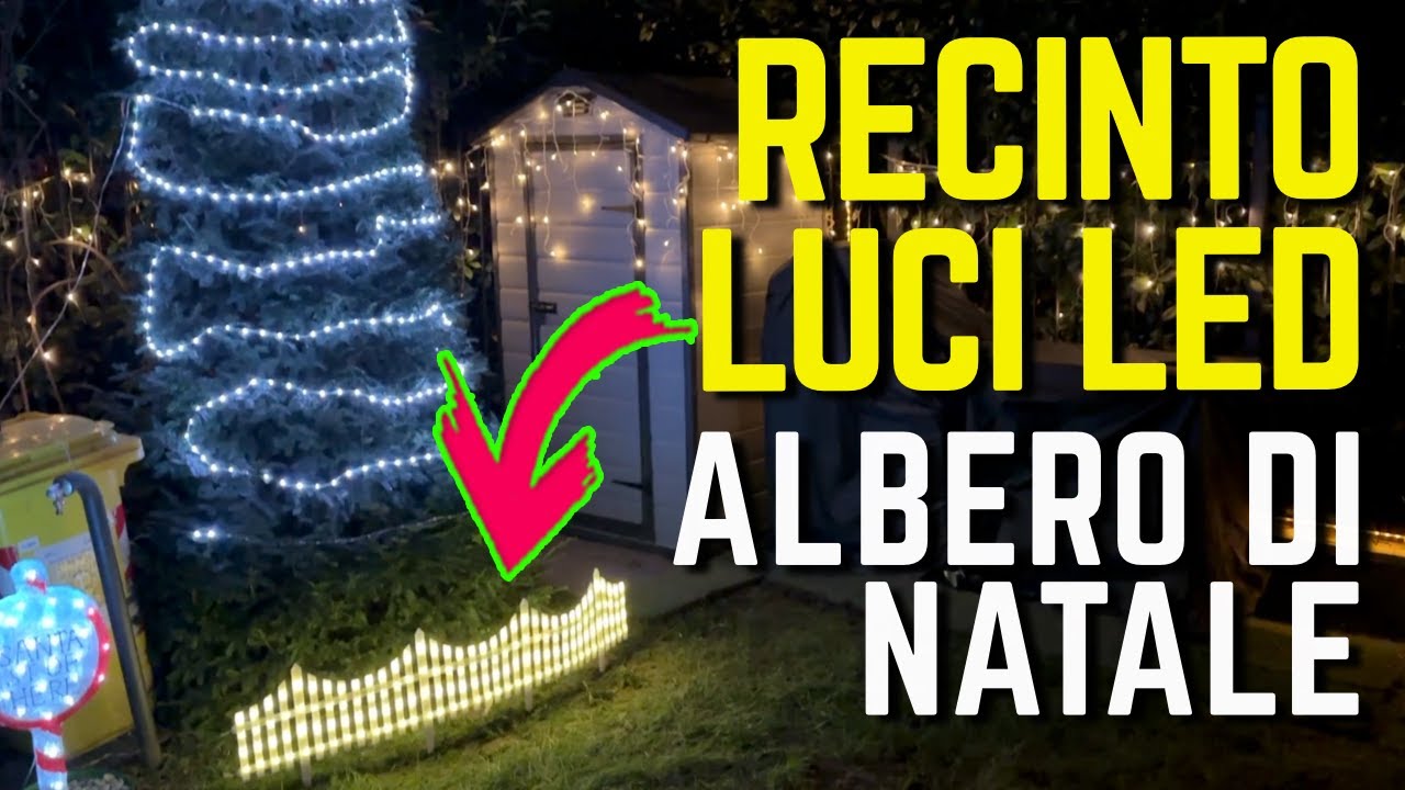 🎄RECINTO LED ALBERO DI NATALE 🎄 decorazioni giardino e casa Natale 2023