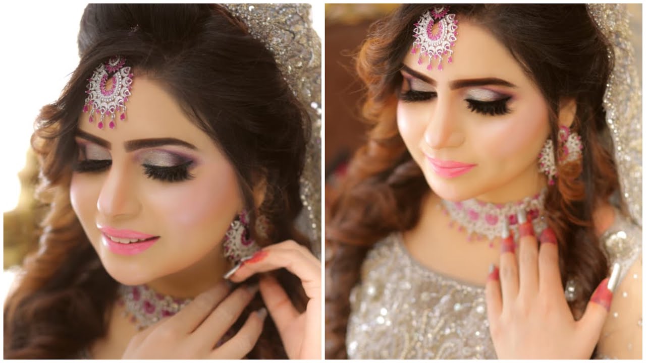 makeup with grey dress in pakistan Extraglam