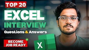 TOP EXCEL Interview Questions and Answers
