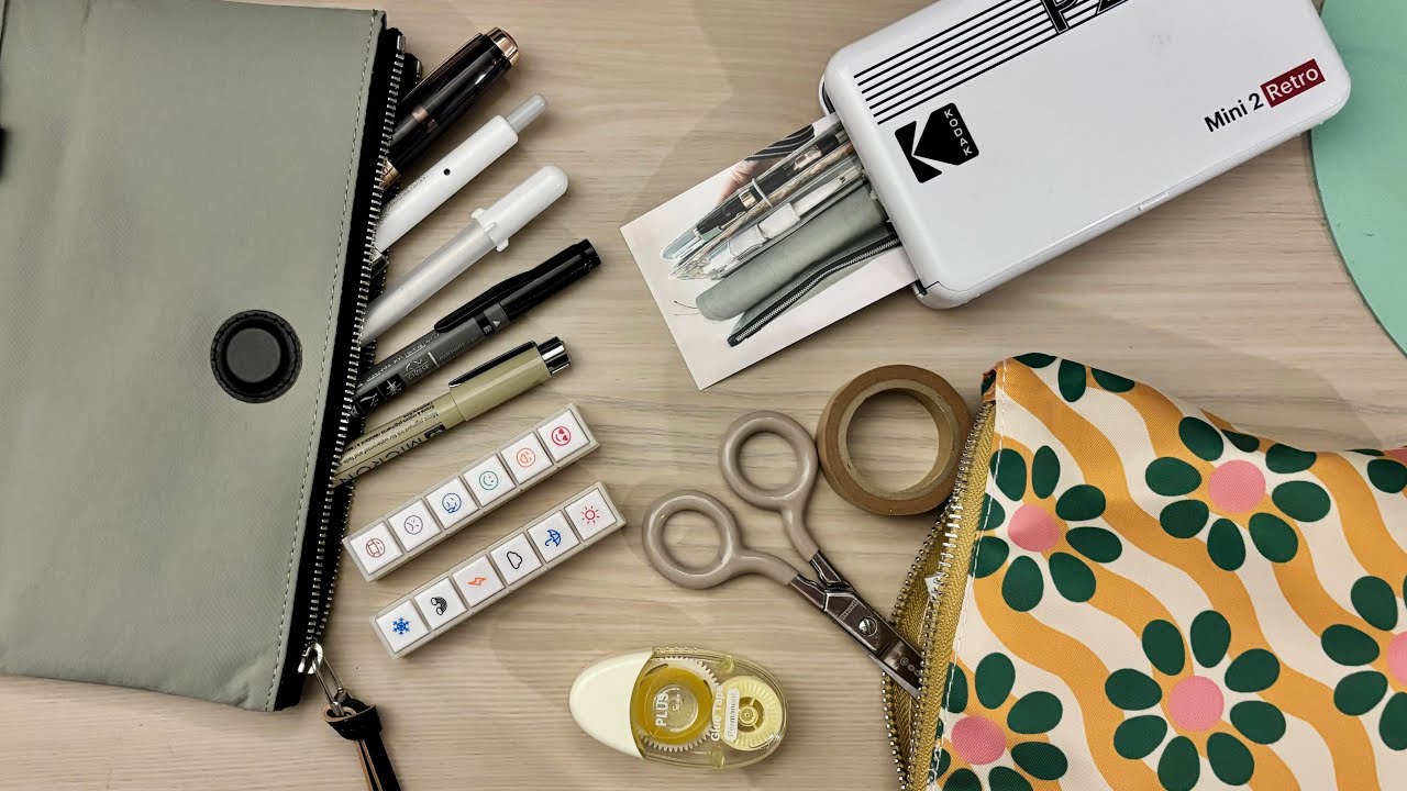 Мои инструменты и канцелярские принадлежности для ведения дневника