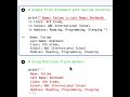 Write a program in Python to print Personal Information.