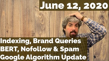 Google Algorithm Update, Indexing, Brands, BERT, Nofollow, Spam & Much More