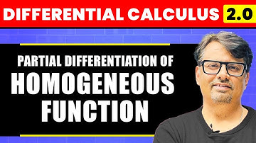 Differential Calculus | Partial Differentiation of Homogeneous Function By GP Sir