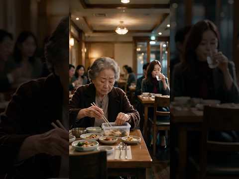 남은 음식 싸 간다고 비웃더니… 다음 날 그 할머니가 엄마를 살렸다 #반전 #감동#반전 thumbnail