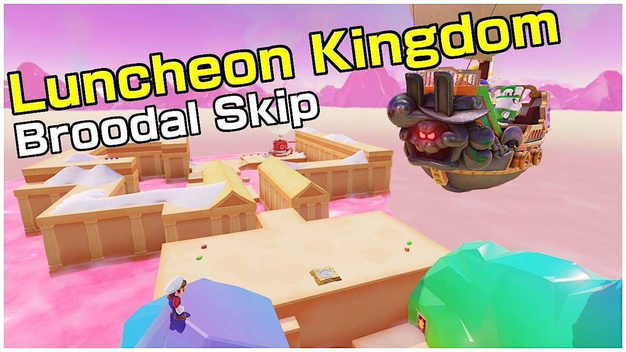 LUNCHEON KINGDOM SKIPPING THE BROODAL FIGHT Super Mario Odyssey YouTube