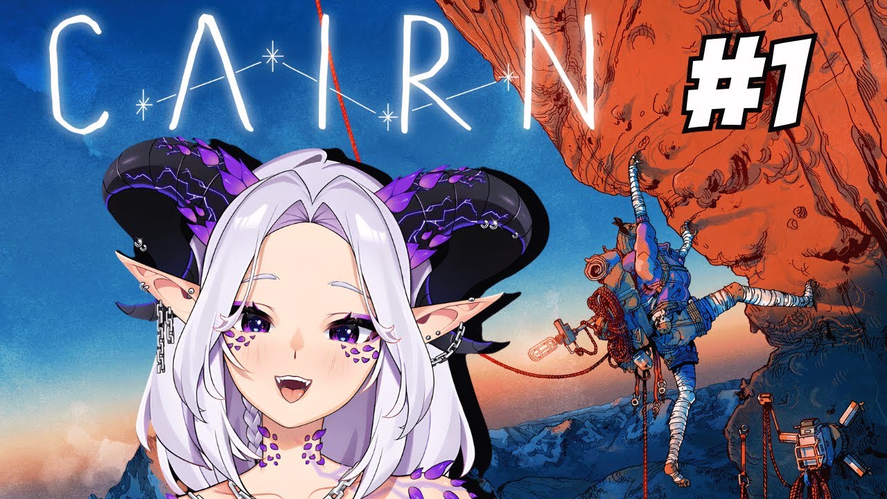 Vtuber Silvenah Plays CAIRN, a Rock Climbing Game
