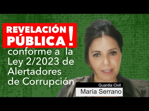 Revelación pública de María Serrano, brigada de la Guardia Civil | Seprona Sevilla