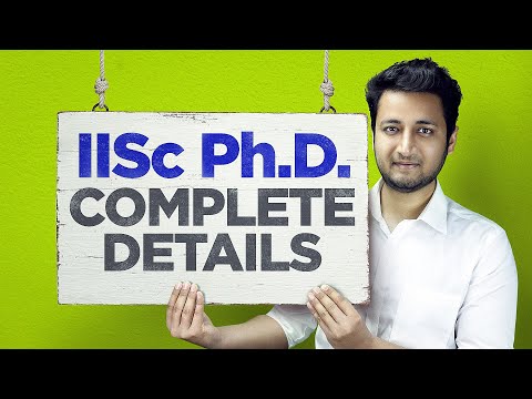 IISc Ph.d Admission Complete Details | IISc Bangalore