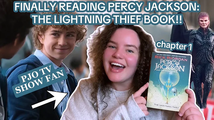 Reading PERCY JACKSON: THE LIGHTNING THIEF for the first time after reacting to the tv show!! 🌊⚡️