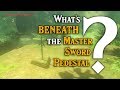 What's BENEATH the Master Sword Pedestal?! GLITCHING Inside Zelda Breath of the Wild