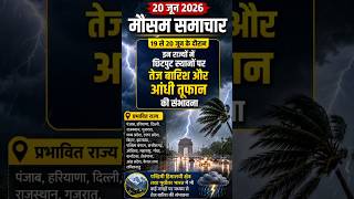 19 और 20 जून का मौसम पूर्वानुमान | Sky Report | #weather #mausamsamachar #rain