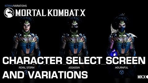 In-Game Character Select Screen and Variations - Mortal Kombat X