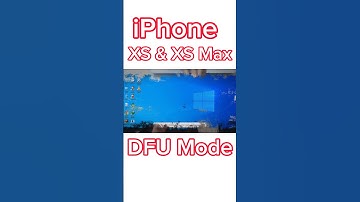 How To Put iPhone XS & XS Max in DFU Mode 2023 | #dfumode #iphonexsmax #softwareadvisor
