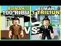 Rumah rp 100000 100 ribu vs rp 1000000000000 1 triliun roblox brookhaven 