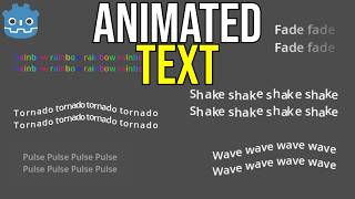 Animated Text Effects - Godot 4.7 Tutorial