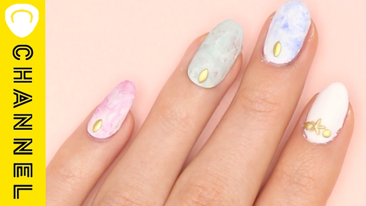 All100均パステルカラーが可愛いセルフキャンドルネイル Candle Nail