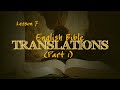 English Bible Translations (Part 1) | How We Got the Bible