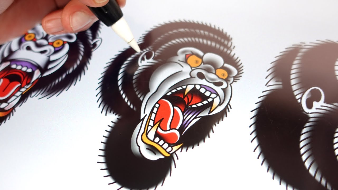 100 Unique Gorilla Tattoos Youll Need to See  Tattoo Me Now