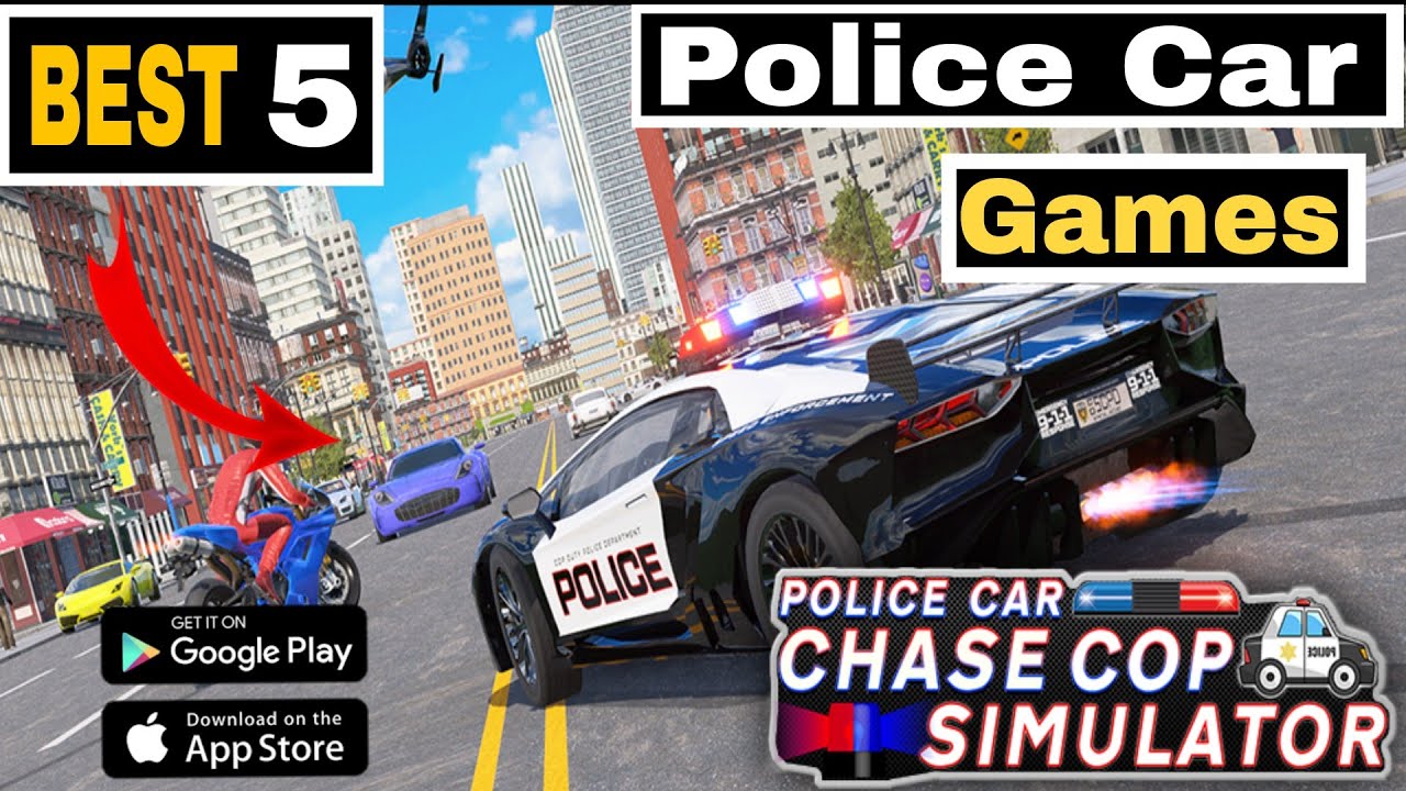 Best 5 Police Car Chase Simulator 3D Game In Android - Police Car Chase Simulator 3D gameplay 