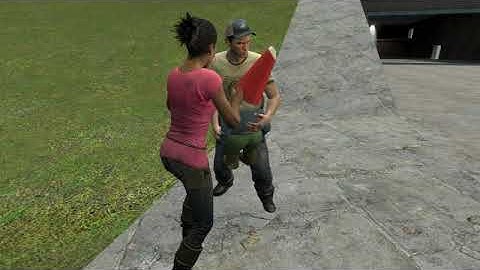 [SFM] Random things happening in left 4 dead 2: act 1(part 1)