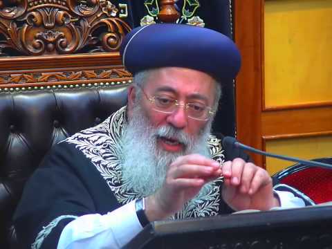 פרשת שבוע פקודי - הרב עמאר