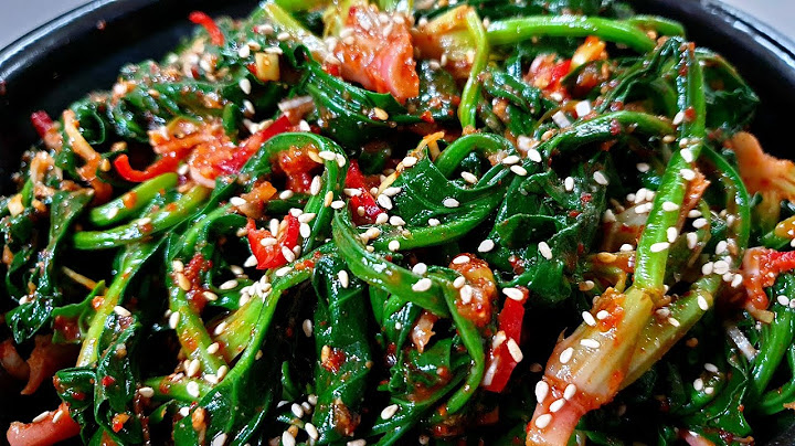 시금치 나물만 하지마세요! 겨울엔 무조건 이렇게 먹어야 10배 더 맛있습니다👍 간단한데 영양만점[시금치 초무침]