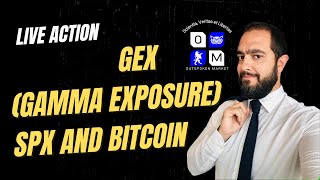 Live GEX (Gamma Exposure) study - SPX and Bitcoin