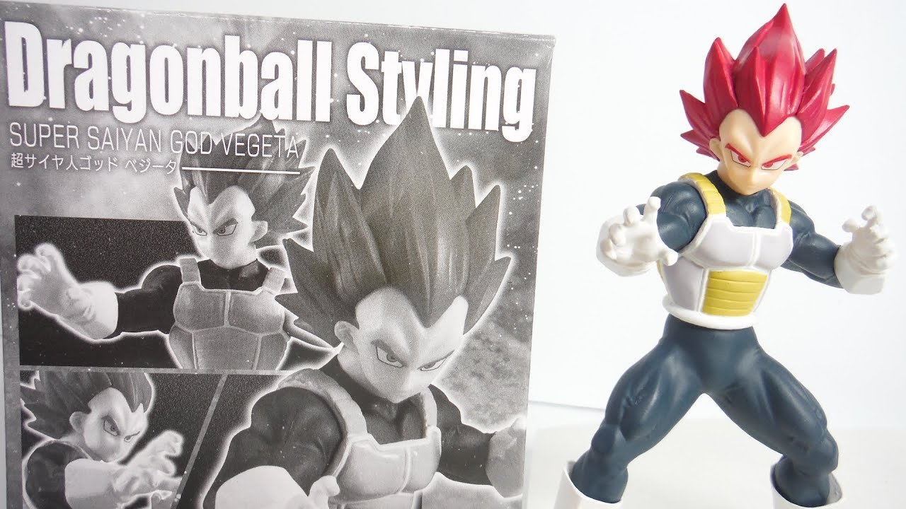 ドラゴンボールスタイリング 超サイヤ人ゴッド ベジータ プレミアムバンダイ限定 開封 Dragonball Styling Super Saiyan God Vegeta Figure 食玩 Youtube