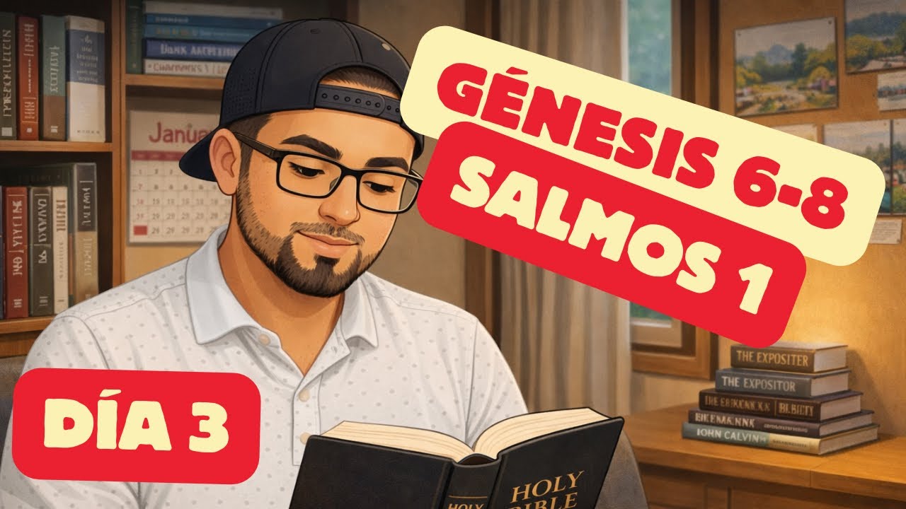 Día 3 - Génesis 6-8 y Salmos 1-2 - BIBLIA EN UN AÑO NBLA