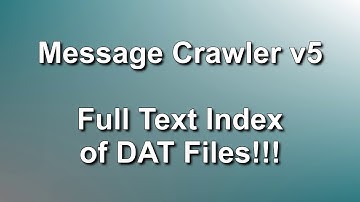Index your DAT files // RSMF 42