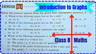 📏Coordinate Geometry | class 8 math mcq on X-Axis, Y-Axis, Origin, Quadrants | Exam Practice