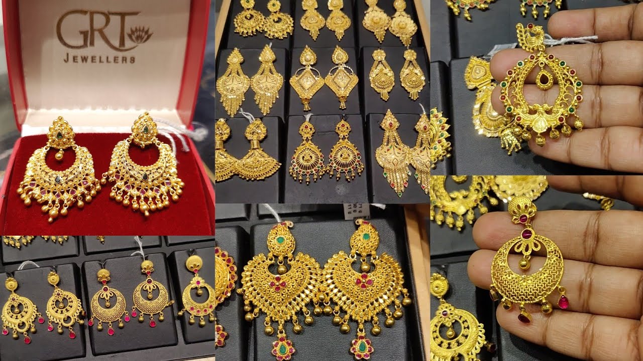 Gold Drop Earrings | Gold jewelry fashion, Gold jewellery design, Indian gold  jewellery design