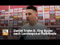 Energie Cottbus vs. Babelsberg 03 | Daniel Frahn und Jörg Buder nach 0:2 Niederlage