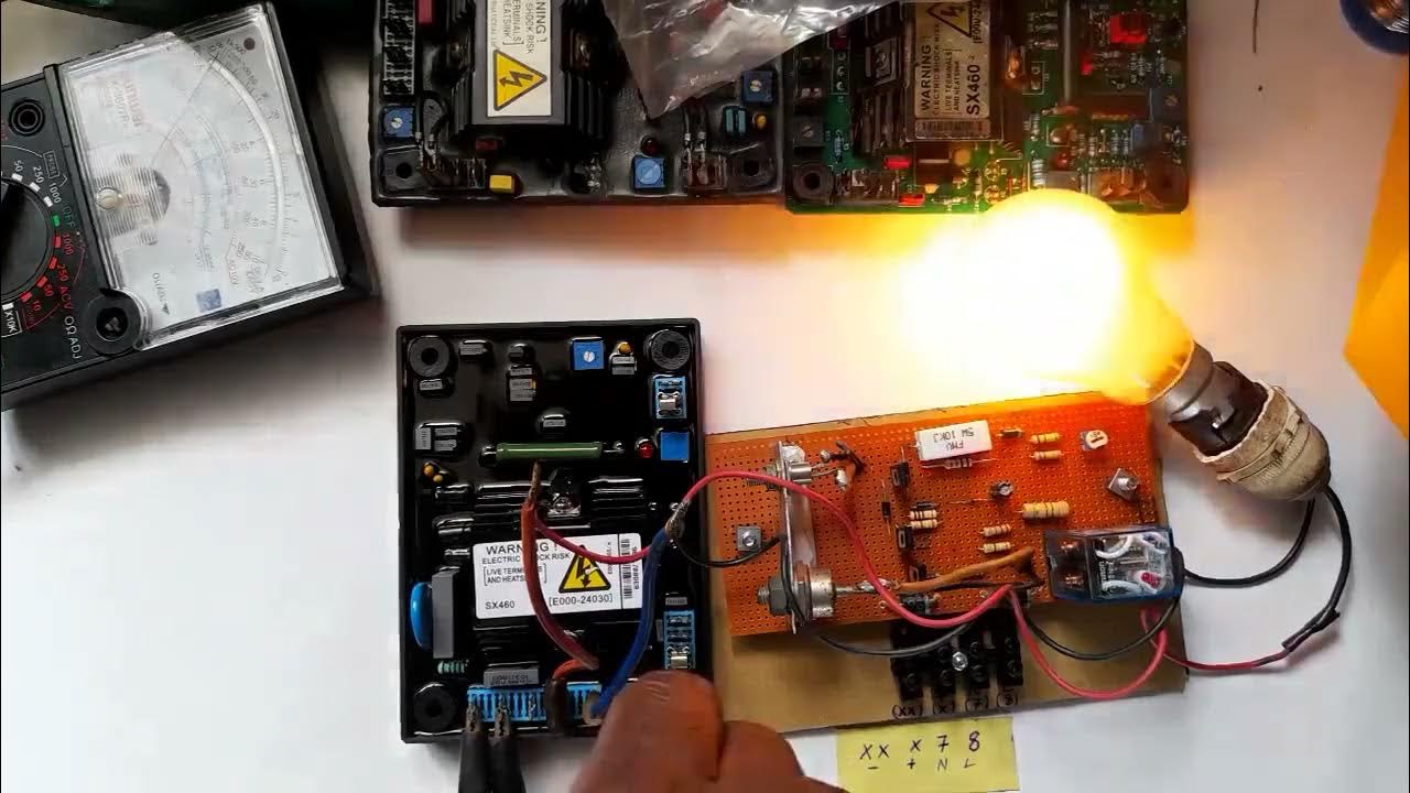 SX460=AS440 Generator AVR Replacement in a simple connection = made it
