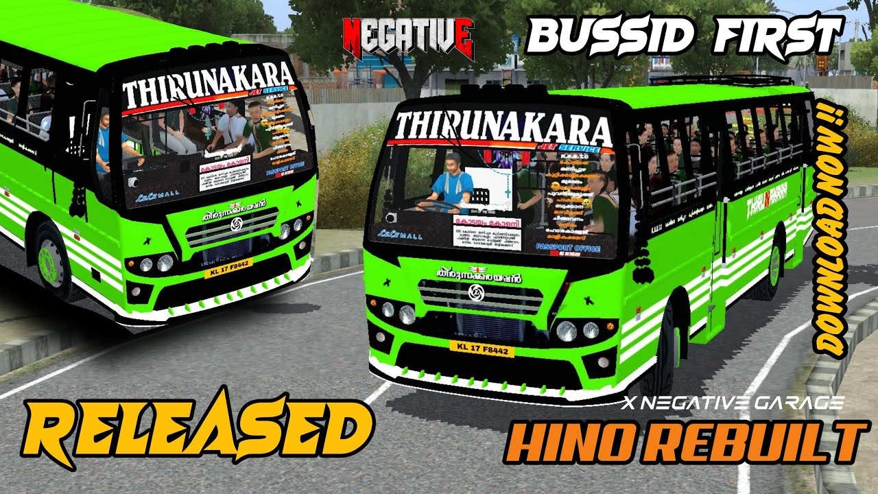 HINO REBUILT MOD RELEASED.. ❤️‍🔥X NEGATIVE GARAGE PRESENTS😁DOWNLOAD NOW