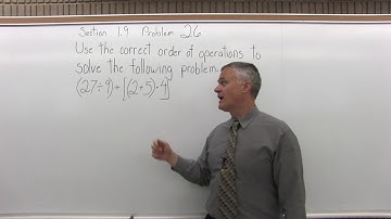 MTH 060 : Section 1.9 Problem 26 - Mathematics with Dan Avedikian