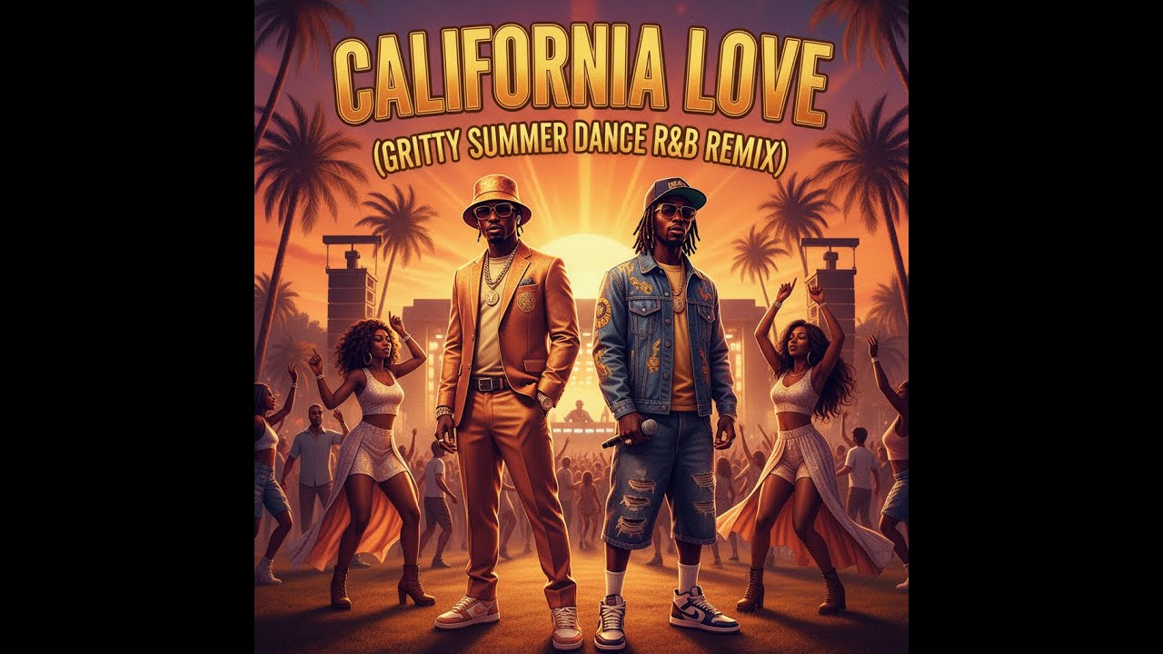 2Pac & Dre - California Love (Gritty Summer Dance R&B Remix)