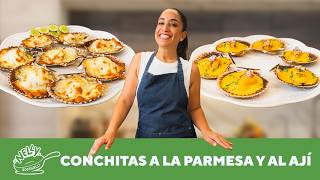 CONCHITAS A LA PARMESANA Y AL AJI AMARILLO | COCINANDO CON NELLY ROSSINELLI