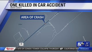 Victim identified in fatal Union County crash
