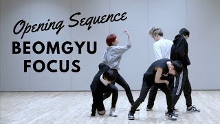 Txt Opening Sequence . Beomgyu Focus Dance Practice
