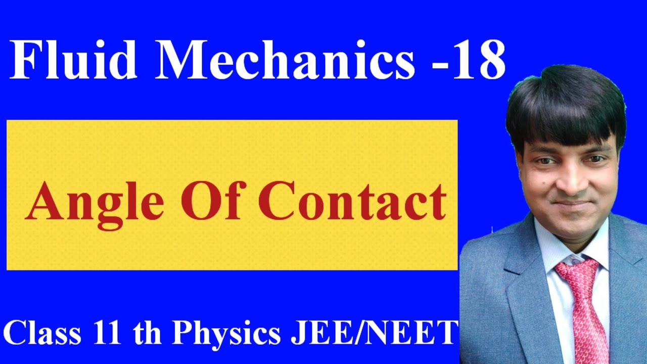 Angle Of Contact angle Of Contact class 11 th physics angle Of