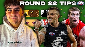 ROUND 22 AFL TIPS + PREDICTIONS 2025