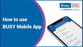 BUSY Mobile App | How to Use BUSY Mobile App (Hindi) | Install BUSY Mobile App screenshot 4