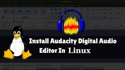how to install audacity on kali linux | a free multi-track audio editor and recorder