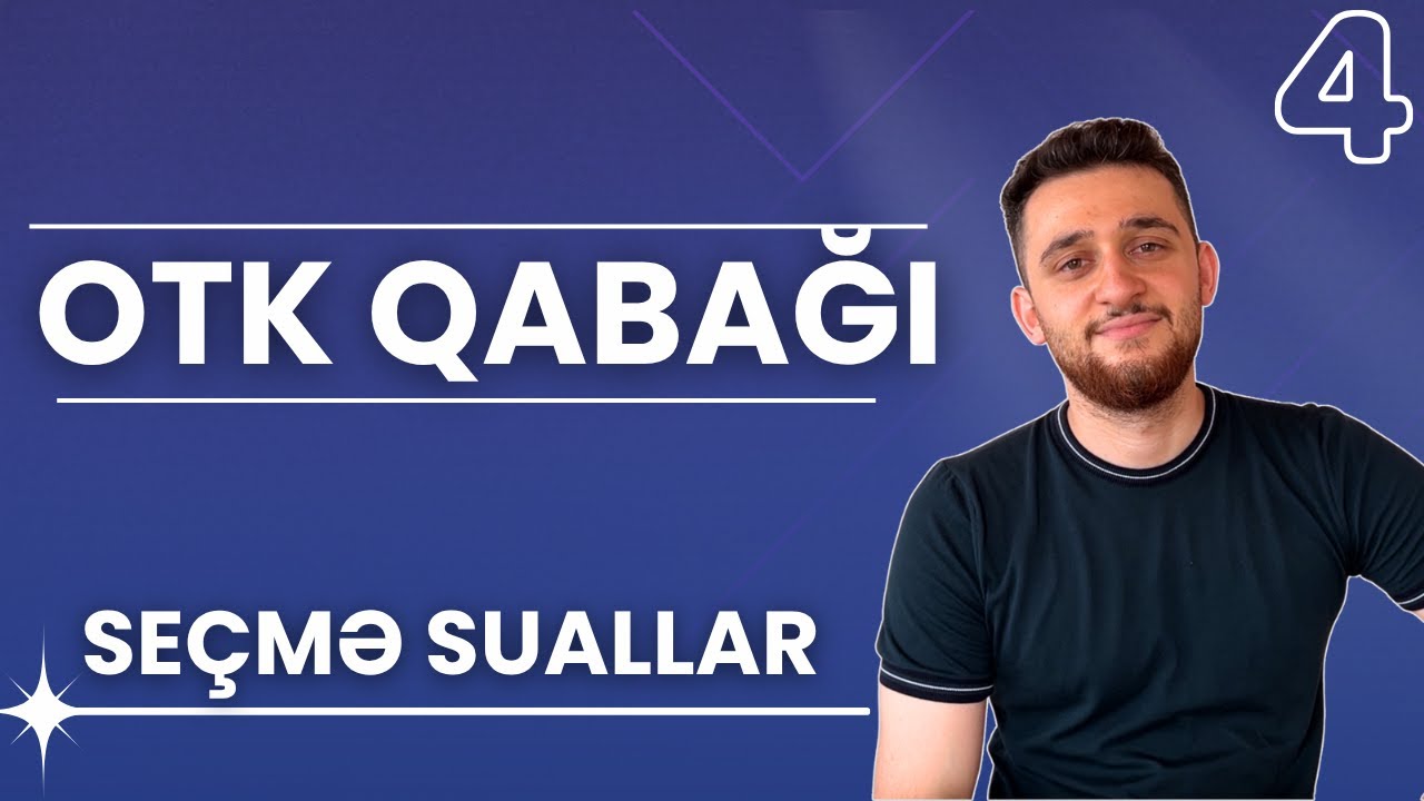 ✅ Buraxılış imtahanı 2026 - Düşə biləcək suallar 4 (Sınaqlar qrupundan seçmələr)